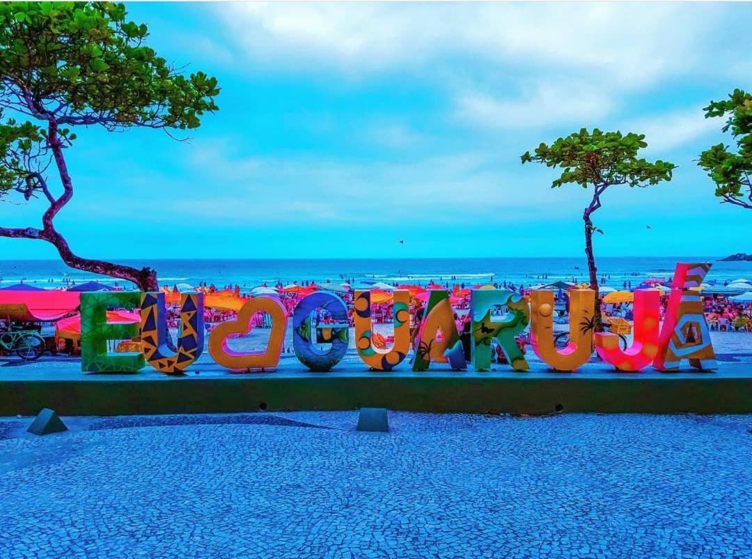 Apartamento Estudio Na Pitangueiras Guaruja Bagian luar foto